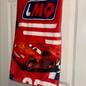 Cars McQueen Soft Plush Throw 50x70in